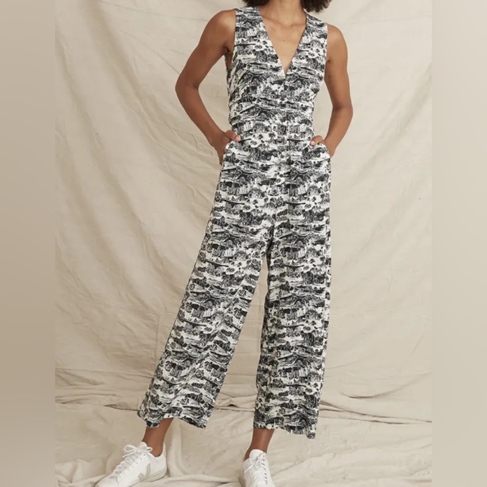 Marine Layer San Francisco Toile Holli Jumpsuit